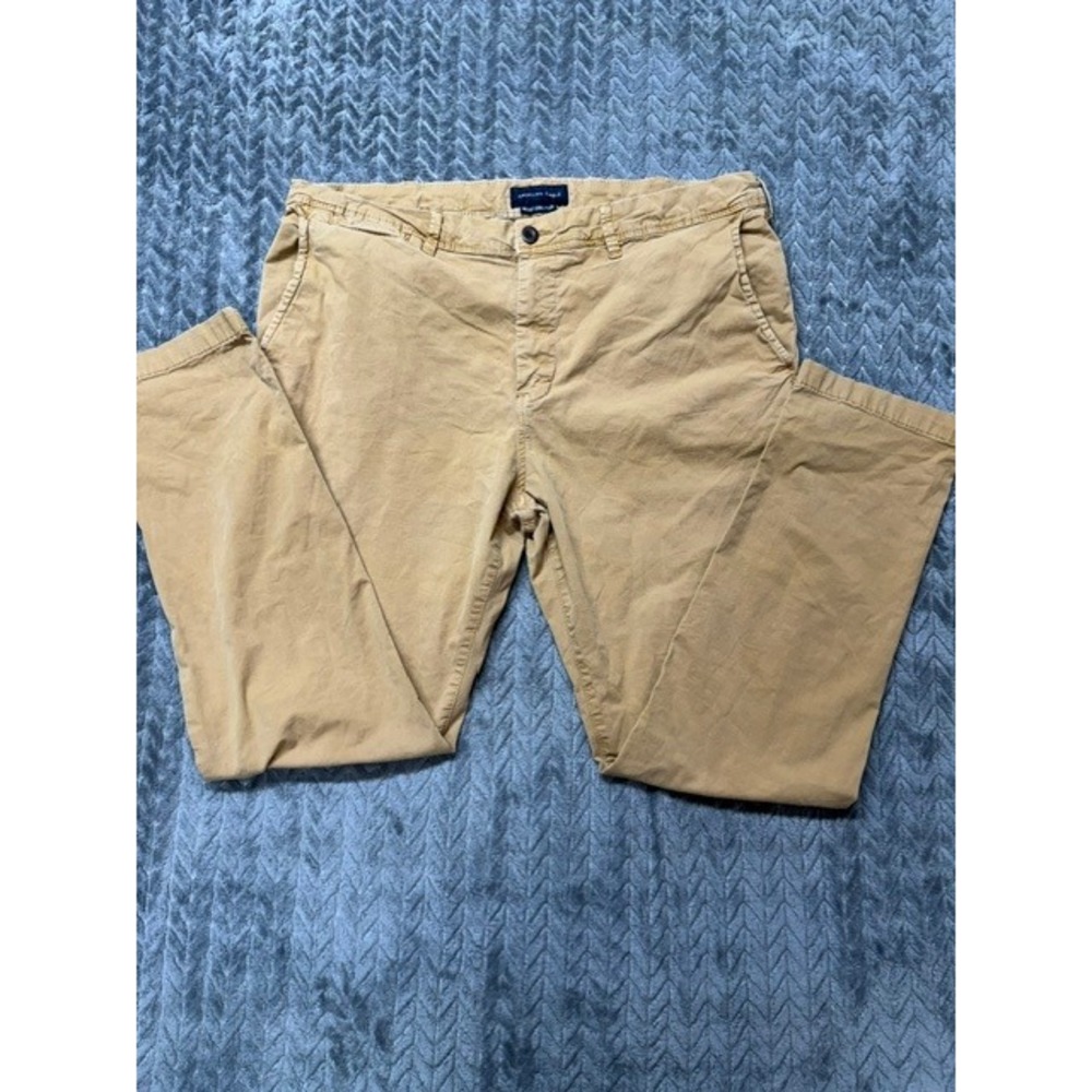 American Eagle Mens Ne(x)t Level Flex Slim Fit Chino Pants Khaki Tan 38x32 0594